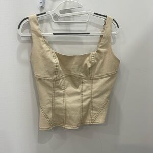 PRINCESS POLLY beige corset top